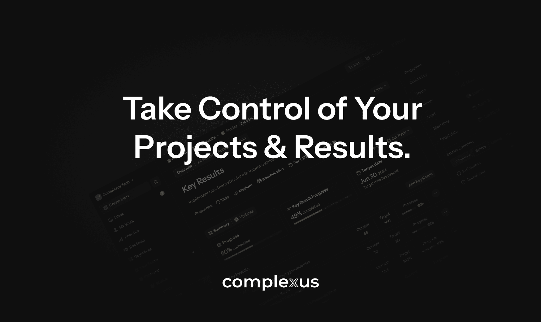 Complexus platform interface